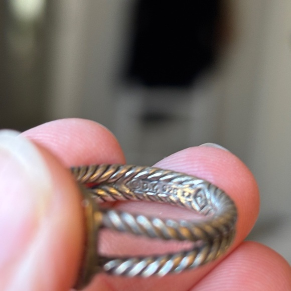 David Yurman Petite Albion Smokey Quartz Ring - Picture 4 of 12